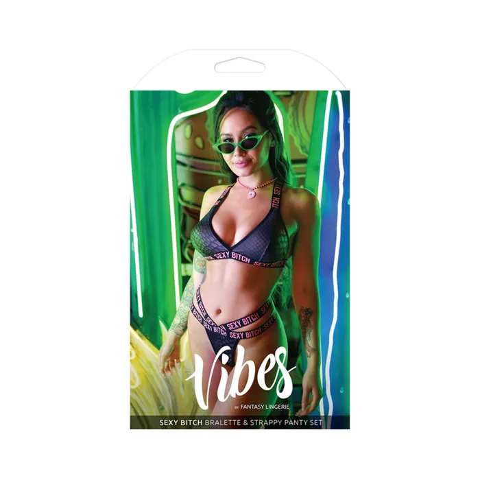 Fairvillacom Male Sex Toys Vibes Sexy Bitch Reptile Print Set Blk Sm