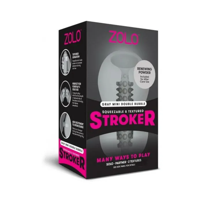 Fairvillacom Male Sex Toys Zolo Mini Stroker Grey