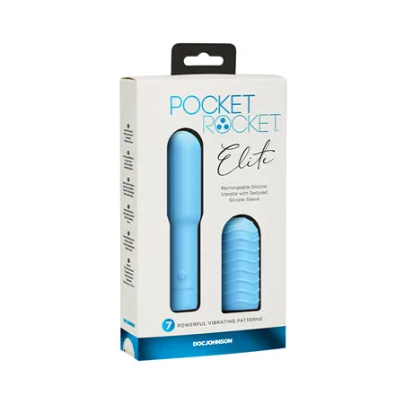 Fairvillacom Pocket Rocket Elite Rechargeable wRemovable Sleeve Sky Blue Vibrators Fairvillacom Pocket Rocket Elite Rechargeable wRemovable Sleeve Sky Blue Vibrators