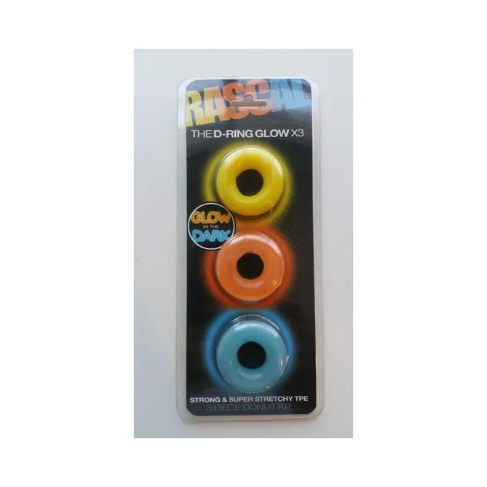 Fairvillacom Rascal Toys The DRing Glow X3 3 Piece Donut Kit Couples