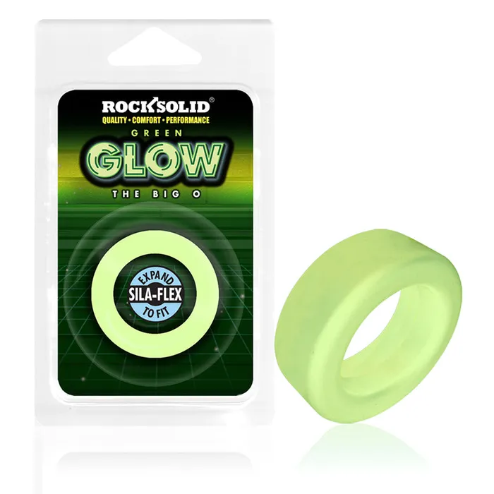 Fairvillacom Rock Solid Silaflex GITD Big O Gree Dildos