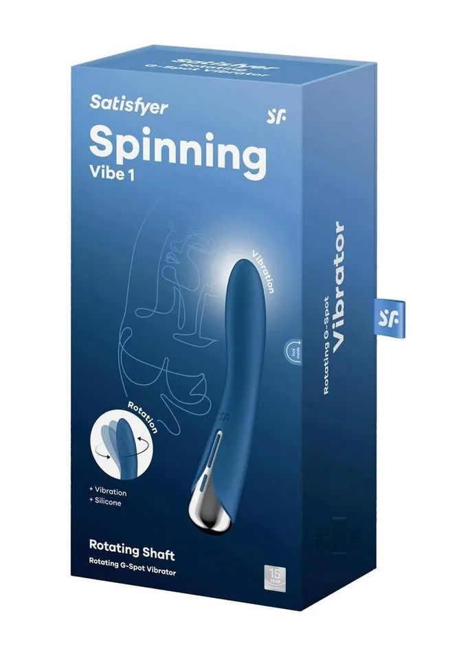 Fairvillacom Satisfyer Spinning Vibe 1 Blue Vibrators