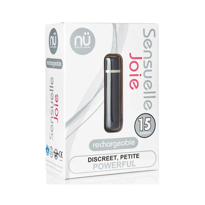 Fairvillacom Sensuelle Joie 15 Function Bullet Black Vibrators