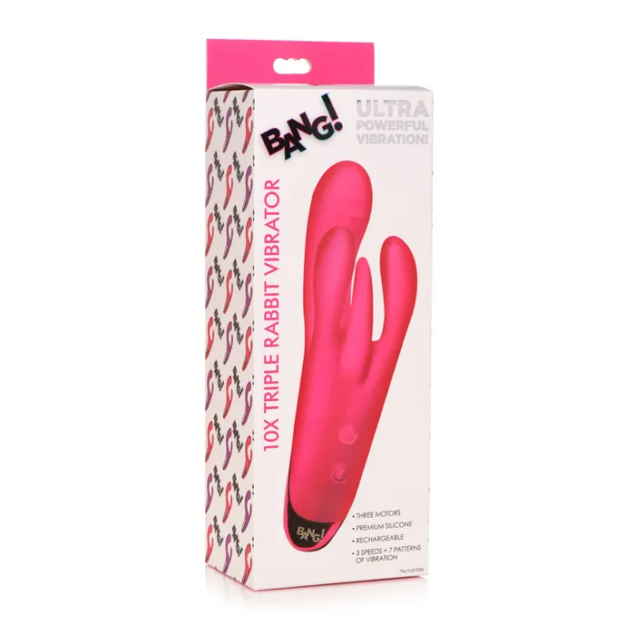 Fairvillacom Vibrators Bang Triple Rabbit Vibrator Pink