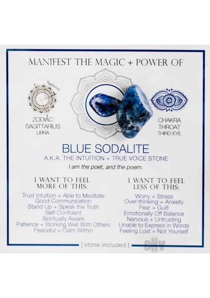 Fairvillacom Vibrators Blue Sodalite