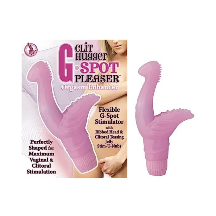 Fairvillacom Vibrators Clit hugger g spot pleaser pink vibrator