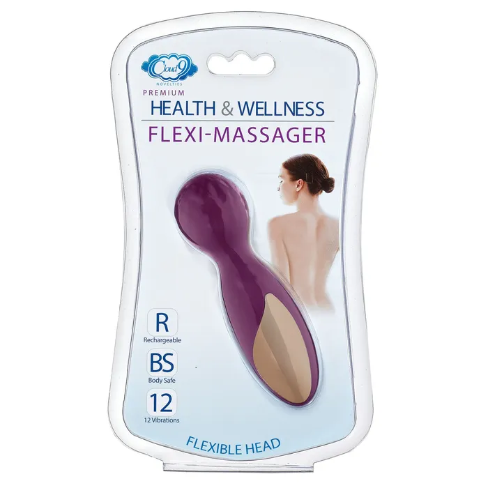 Fairvillacom Vibrators Cloud 9 Health and Wellness FlexiMassager Rechargeable Wand Purple Fairvillacom Vibrators Cloud 9 Health and Wellness FlexiMassager Rechargeable Wand Purple