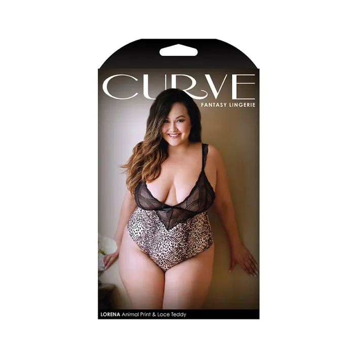 Fairvillacom Vibrators Curve Lorena Animal Print Teddy 1x2x