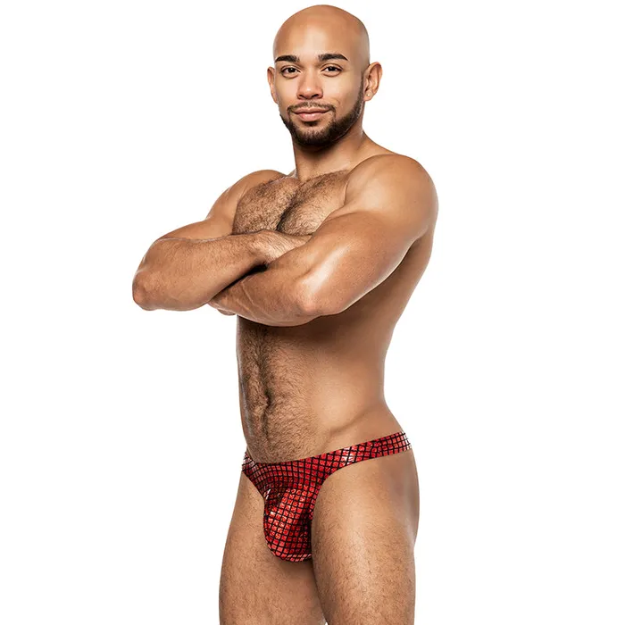 Fairvillacom Vibrators DISCO DESIRE BONG THONG RED SM