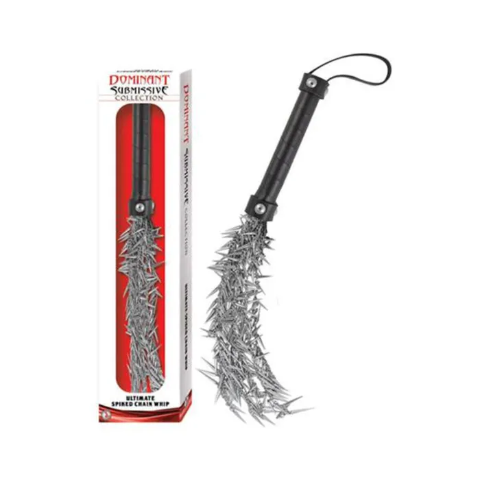 Fairvillacom Vibrators DOMINANT SUBMISSIVE COLLECTION ULTIMATE SPIKED CHAIN WHIP Fairvillacom Vibrators DOMINANT SUBMISSIVE COLLECTION ULTIMATE SPIKED CHAIN WHIP