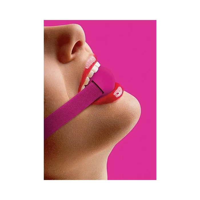 Fairvillacom Vibrators ELASTIC BALL GAG PINK