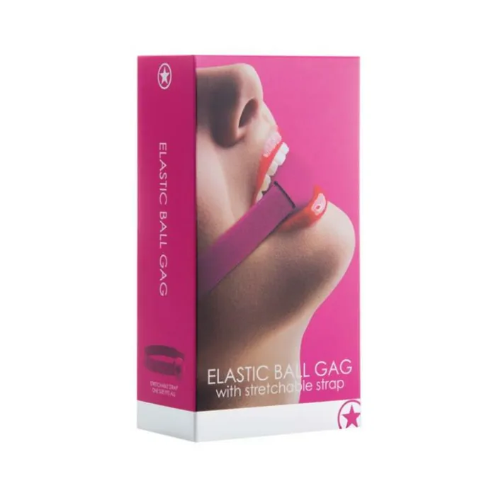 Fairvillacom Vibrators ELASTIC BALL GAG PINK