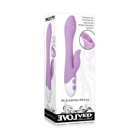 Fairvillacom Vibrators Evolved Pleasing Petal Vibe Pink