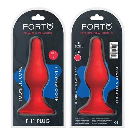 Fairvillacom Vibrators FORTO F11 Lungo Red Large
