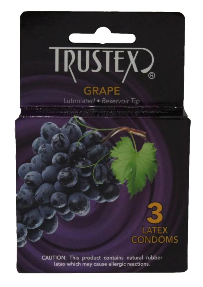 Fairvillacom Vibrators Grape Trustex Condom 3s