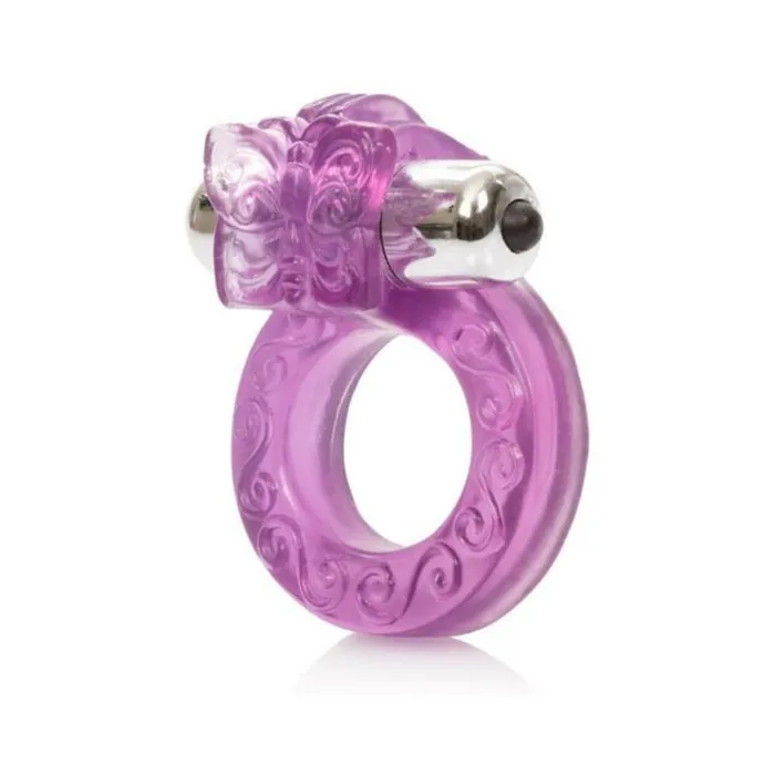 Fairvillacom Vibrators Intimate Butterfly Ring Enhancer Purple