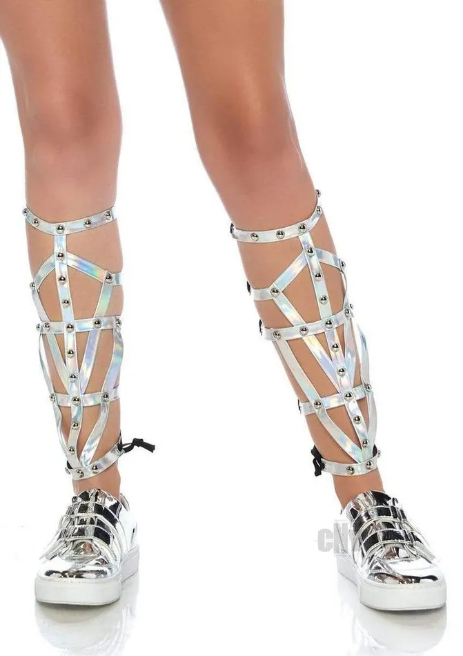 Fairvillacom Vibrators Iridescent Studded Shin Guards Os Slv