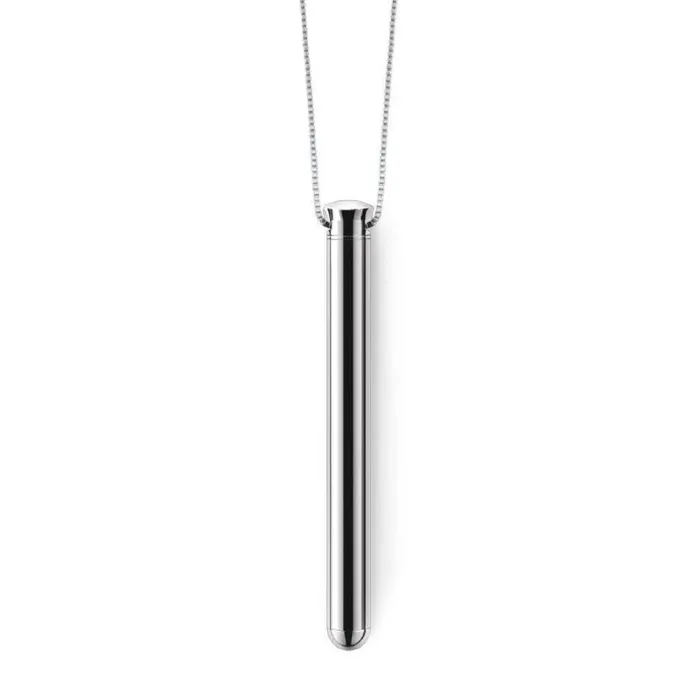 Fairvillacom Vibrators Le Wand Vibrating Necklace Silver