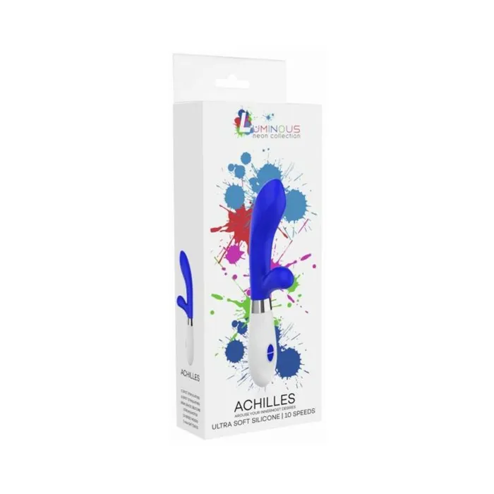 Fairvillacom Vibrators Luna Neon Achilles Ultrasoft Silicone Blue