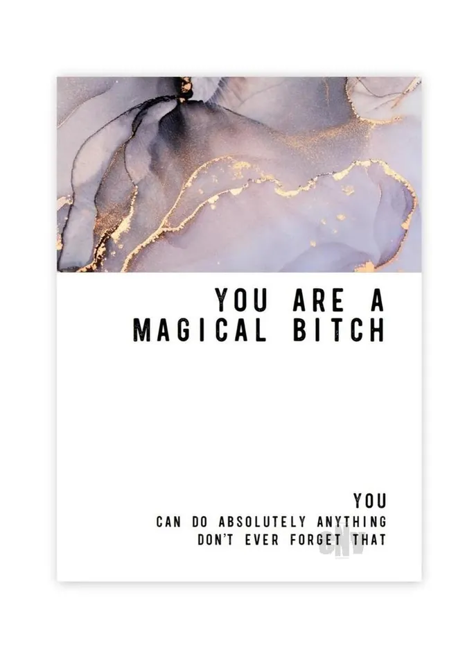 Fairvillacom Vibrators Magical Bitch Greeting Card