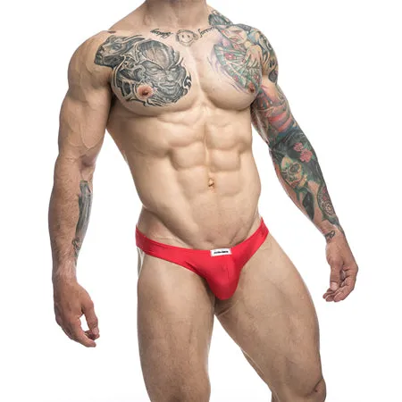 Fairvillacom Vibrators MaleBasics JUSTIN SIMON Classic Bikini Red L