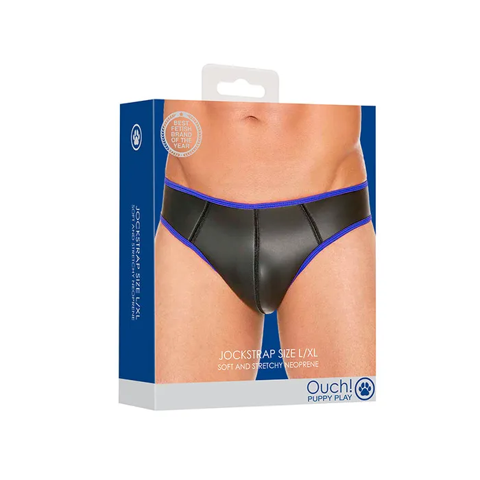 Fairvillacom Vibrators Neoprene Jockstrap Size LXL Blue
