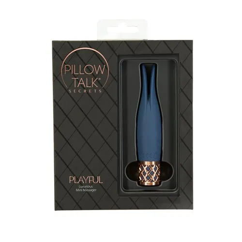 Fairvillacom Vibrators PILLOW TALK SECRETS PLAYFUL MASSAGER NAVY