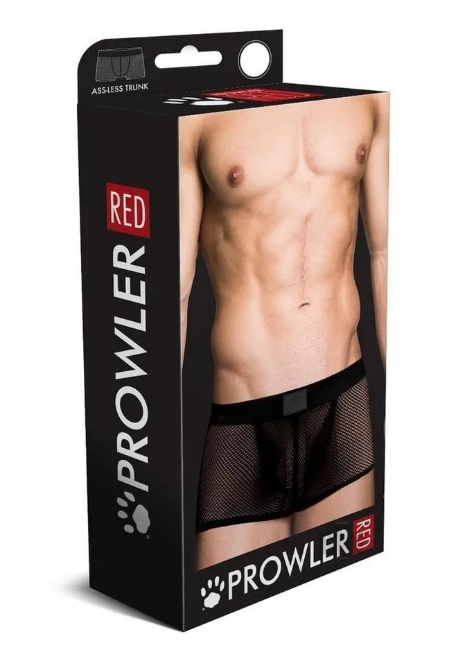 Fairvillacom Vibrators Prowler Red Fishnet Assless Trunk Blk Md