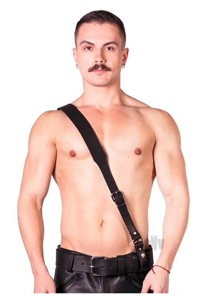 Fairvillacom Vibrators Prowler Red Sam Browne Belt Blk Lg