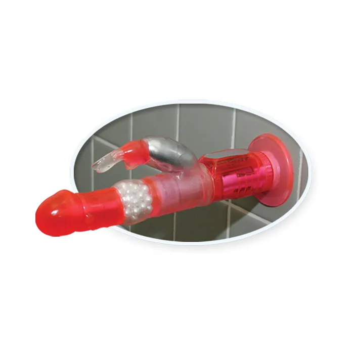 Fairvillacom Vibrators Rabbit Pearl Waterproof Deluxe Rotating Wall Bangers Pink