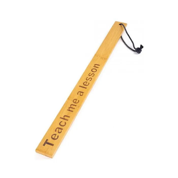 Fairvillacom Vibrators Spartacus Bamboo Paddle Teach Me A Lesson