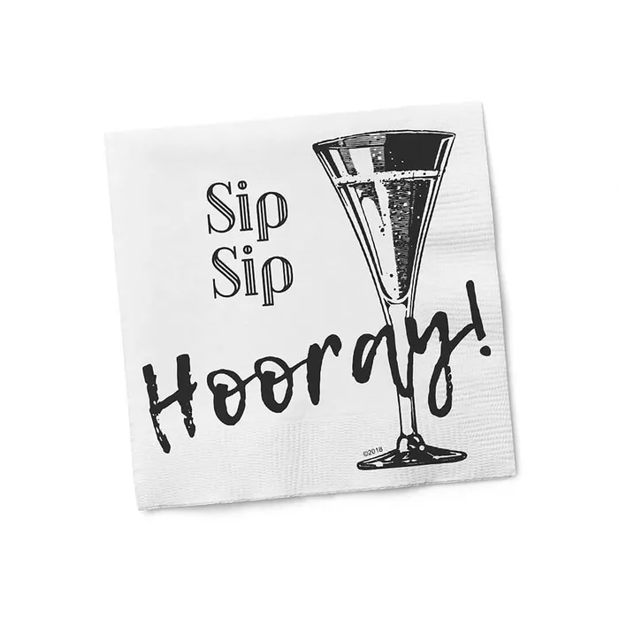 Fairvillacom Vibrators Twisted Wares Sip Sip Hooray Napkins 20pk
