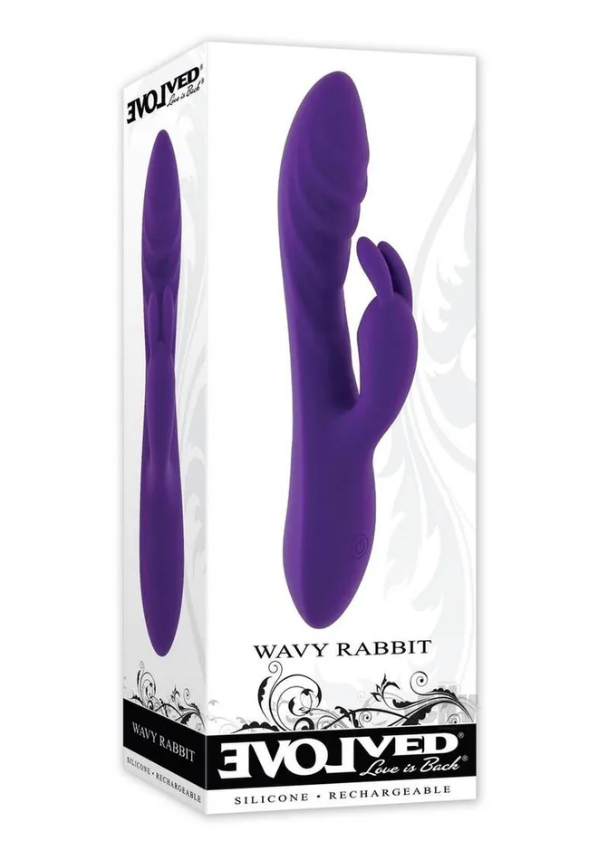Fairvillacom Vibrators Wavy Rabbit Purple