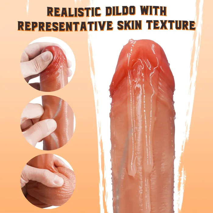 Female Sex Toys Everett Thrusting Dildo with Vibration KERERO