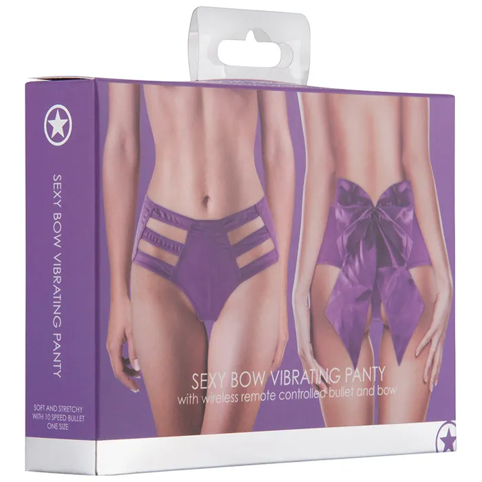 Female Sex Toys Fairvillacom Ouch Sexy Bow Vibrating PantyPurple