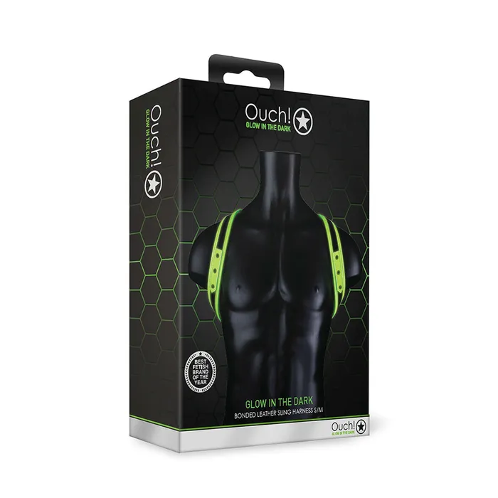 Female Sex Toys Ouch Sling Harness Glow In The Dark SM Fairvillacom