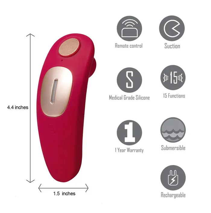 Female Sex Toys ShhhWndsr Maia Remi USB Rechargeable Panty Vibe with Suction Female Sex Toys ShhhWndsr Maia Remi USB Rechargeable Panty Vibe with Suction