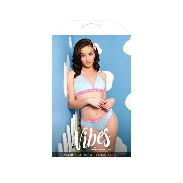 Fresh Halter Bralette Booty Short LXl Fairvillacom Male Sex Toys