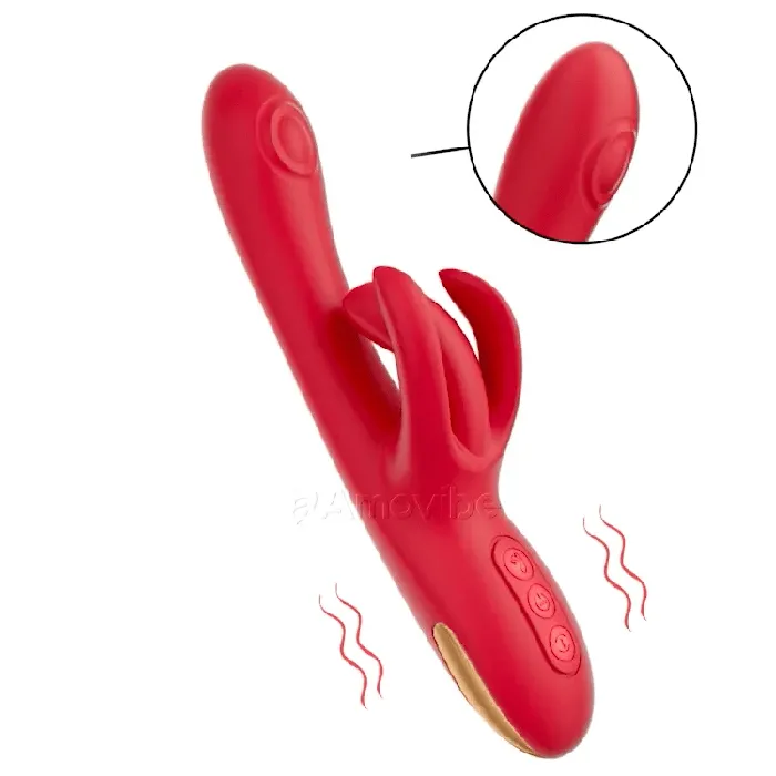 G spot Tapping Vibrator with Clit Massaging Vibration Amovibe Female Sex Toys G spot Tapping Vibrator with Clit Massaging Vibration Amovibe Female Sex Toys