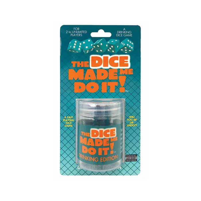 Games Fairvillacom The Dice Made Me Do It Drinking Edition Game
