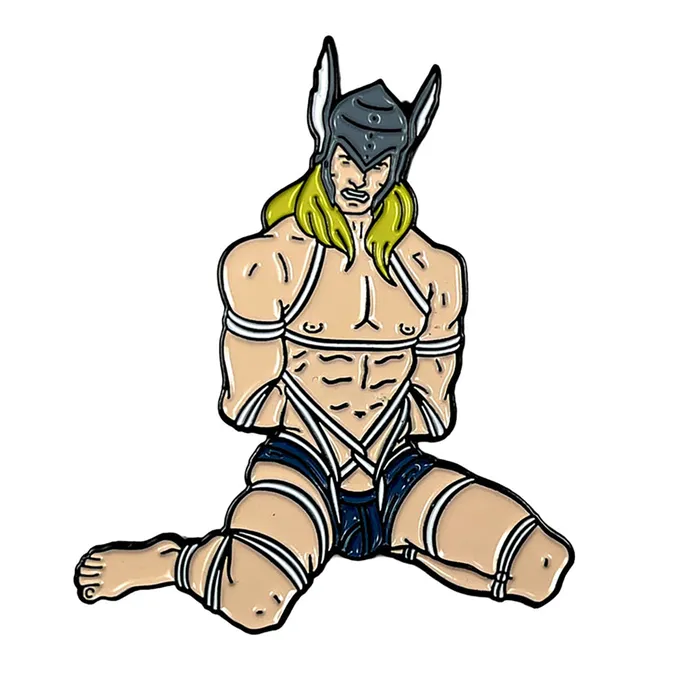 Geeky amp Kinky Thor Rope Bound Pin Geeky amp Kinky Vibrators
