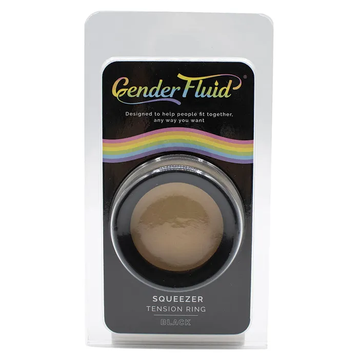 Gender Fluid Squeezer Tension Ring Black Fairvillacom Anal