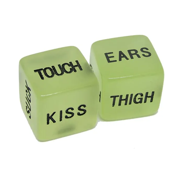 Glow In The Dark Erotic Dice Spanish Version Fairvillacom Dildos