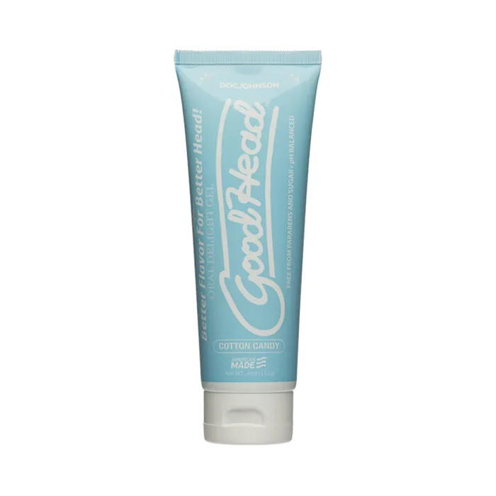 Goodhead Oral Delight Gel Cotton Candy Tube 4 fluid ounces Fairvillacom Enhancers