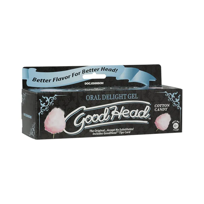 Goodhead Oral Delight Gel Cotton Candy Tube 4 fluid ounces Fairvillacom Enhancers