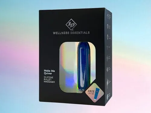 ID Lube Female Sex Toys MAKE ME QUIVER SILICONE BULLET MASSAGER
