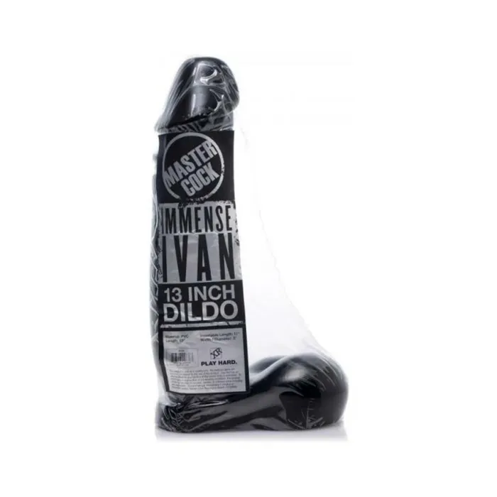 Immense Ivan 13 Inches Dildo Black Fairvillacom Dildos