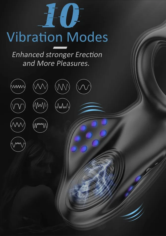 Josephine Vibrating Cock Ring KERERO Couples