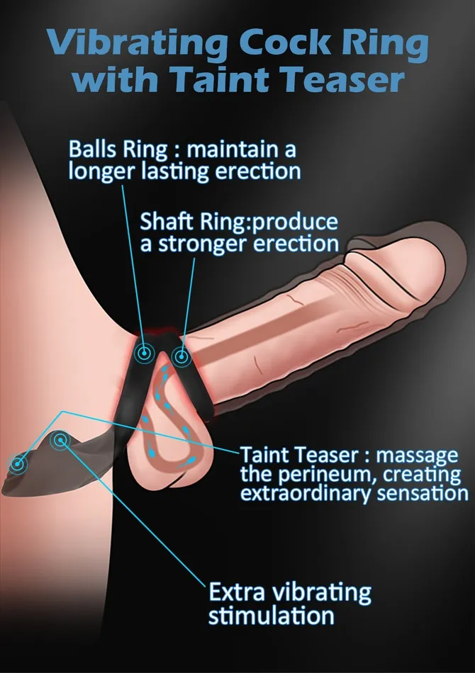 Josephine Vibrating Cock Ring KERERO Couples