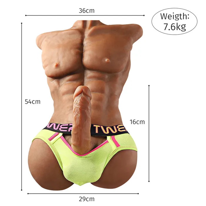 KERERO Augusto Male Sex Doll 20lb 88kg Male Sex Toys
